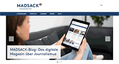 Desktop Screenshot of madsack.de